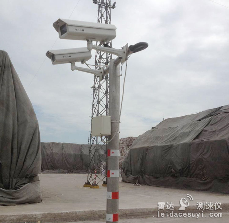 宁波某码头安装固定高清测速仪和雷达测速屏